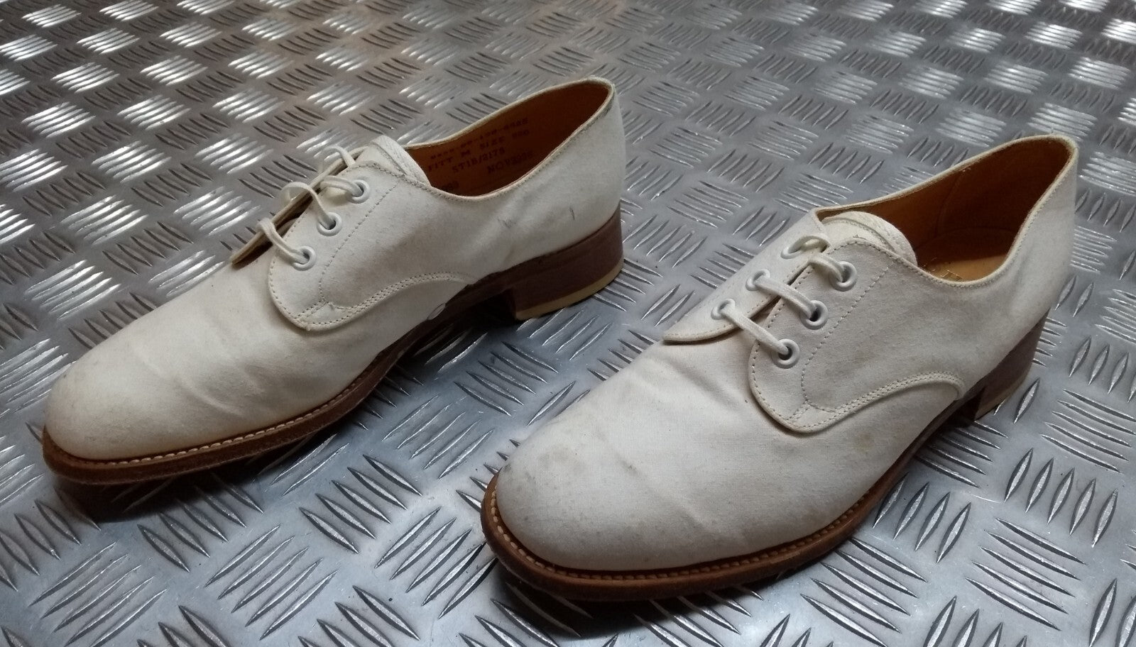 Naval White Shoe British Navy Tropical Service Dress Uniform Old Pattern 250M