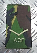 ACF Lance Corporal Rank Slide Genuine British Army Woodland Camo / Epaulette NEW