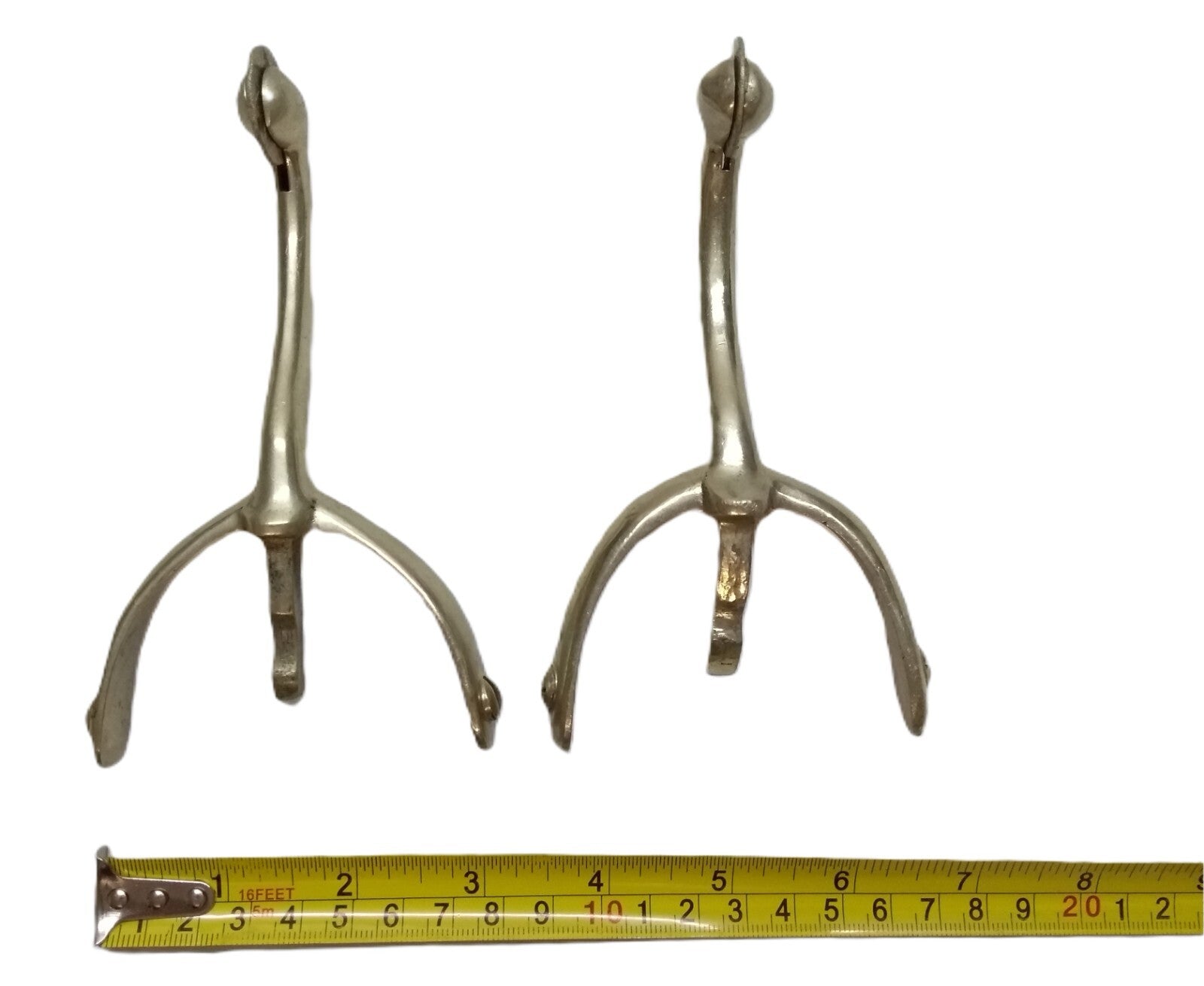Swan Neck Spurs Long British Army / Officers & Soldiers Parade Boots