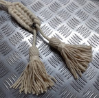 Musicians / Bugle / Bandsman Dress Cord British 7mm Off White Cord NEW