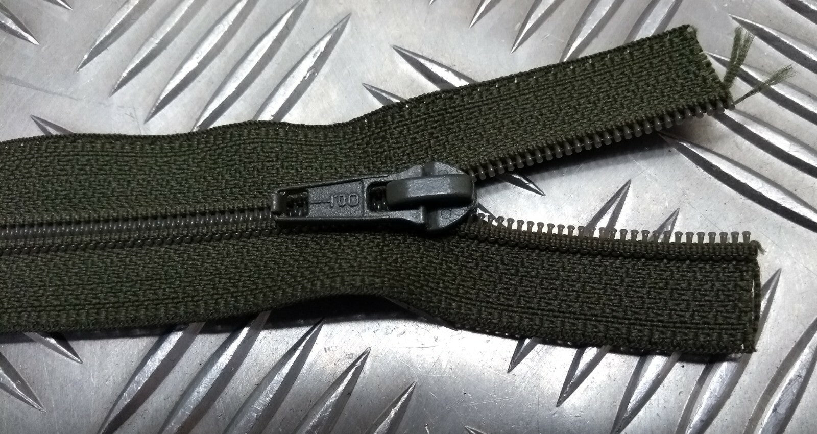 Genuine British 33cm Closed End Opti Zip Zipper No Stopper x 2 New