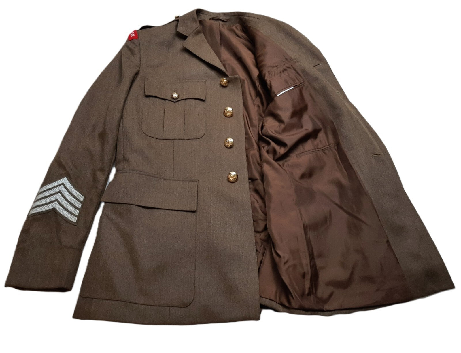 British Army King's Division Band Drum Major Insignia No2 Dress Fad Jacket All Ranks 112cm