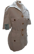 RN Jacket No1 BW White Bush Ofc & Class 1 British Navy RFA Buttons 88cm