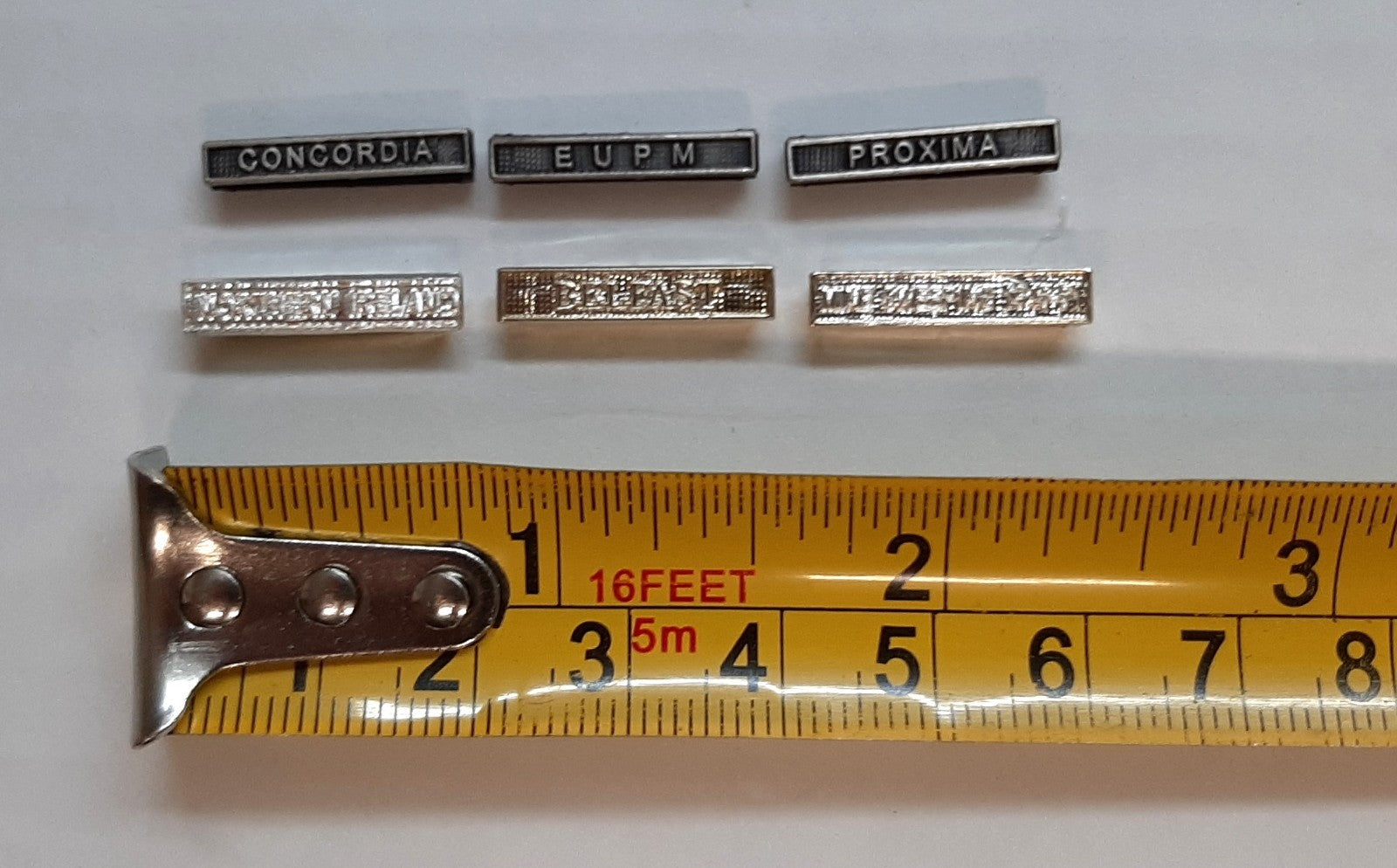 Medal Clasps British Six Mixed Campaign / Award Bars for Collectors