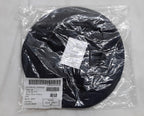 RAF Royal Air Force Beret Knitted Wool Blue Grey With Leather Rim & Badge Eyelets 56cm New