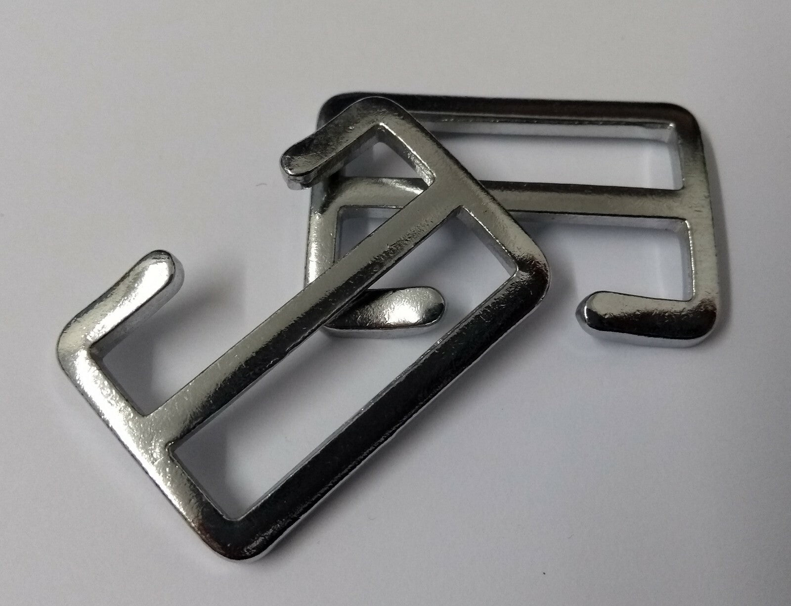 Genuine British Issue 1 1/4" Chrome Plated Rifle Sling Buckles X2 STD53
