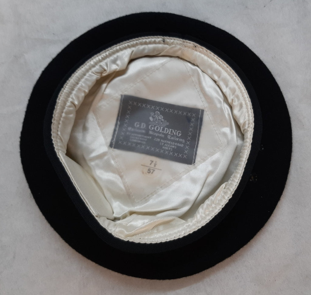 Officers Beret British Golding Pattern Petersham Rim Black Colour 55cm