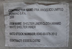 Army Tent Inner 4 Person Arctic British Tri Service With Sewn in Groundsheet