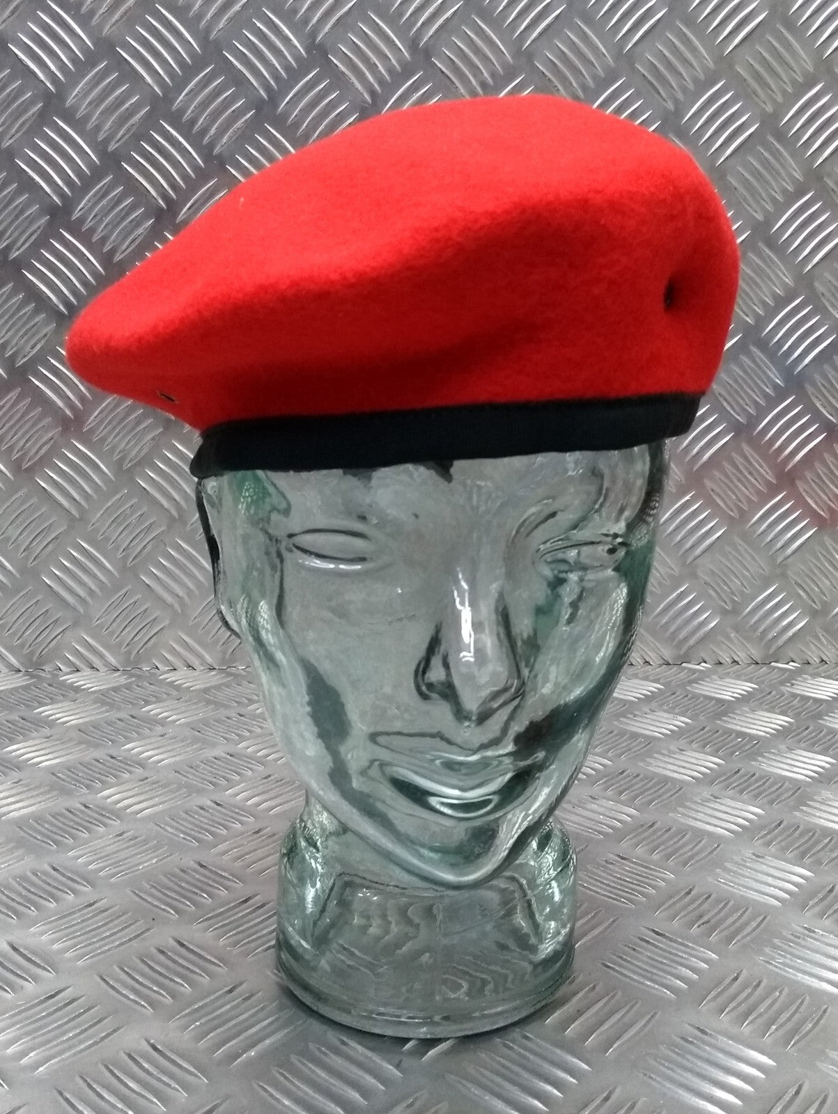 Red Beret Genuine Hobson London Issue Manufactures Sample 7 56cm