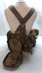 Airborne Army Webbing MTP British Assault Camo Belt Yoke & Assorted Pouches (6)