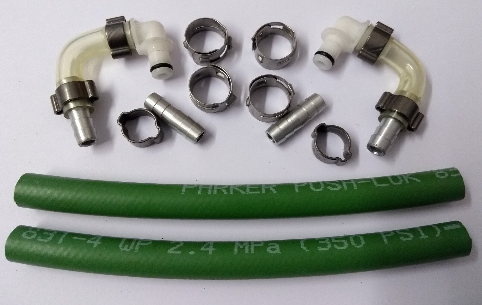 RAF Royal Air Force RFD Beaufort Jet Pilots Hose & Clip Set For Inflatable Foot Bladders Anti-G