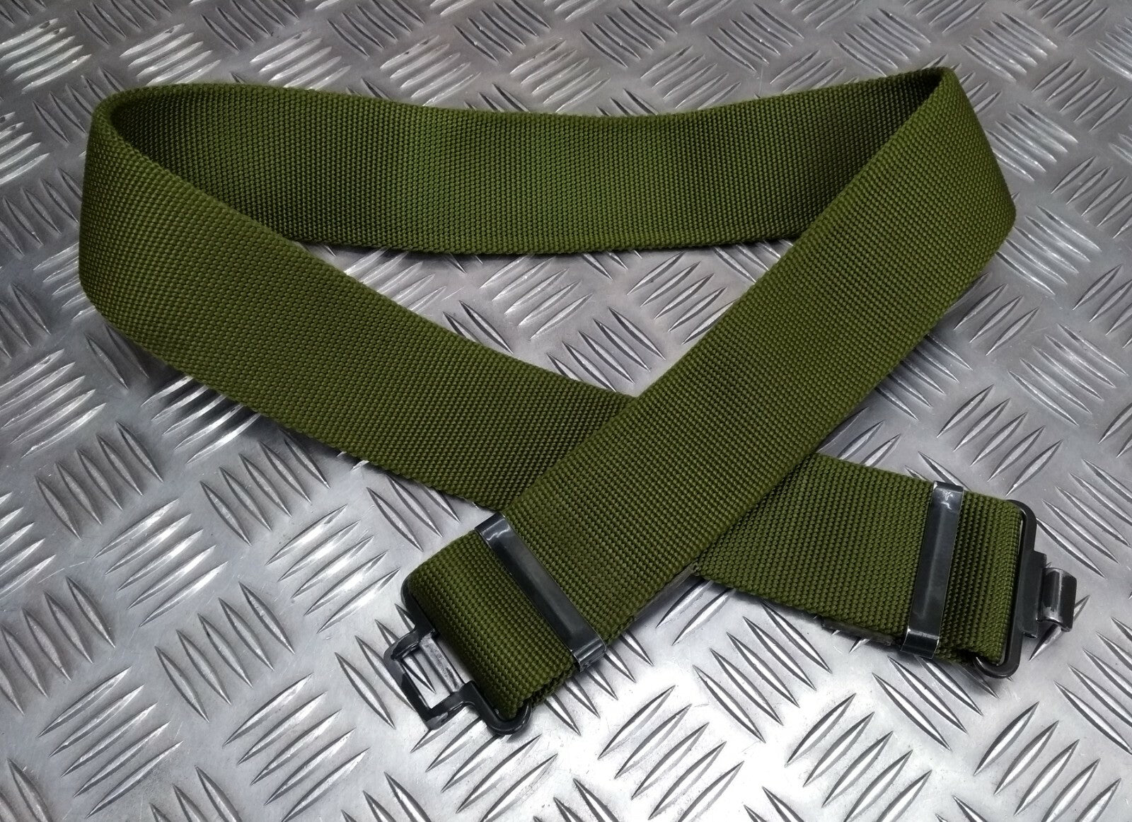 Webbing Belt Green Genuine British Issue Old Pattern Mid-Green