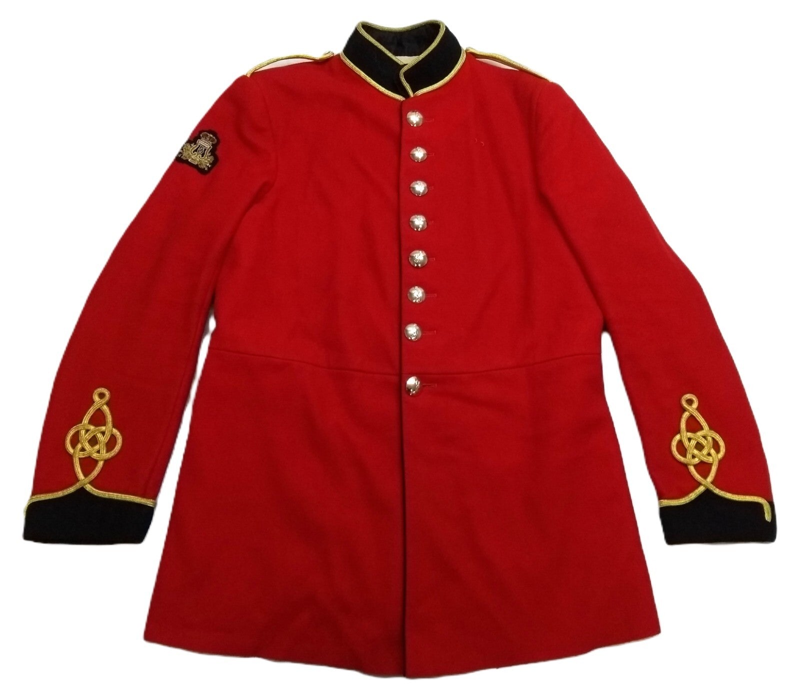 British Army Red Tunic Bandsman's R.SIGS Band With Musicians Badge Size 42 3/4