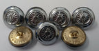 Genuine British Service Dress Chrome Buttons 38L - NEW