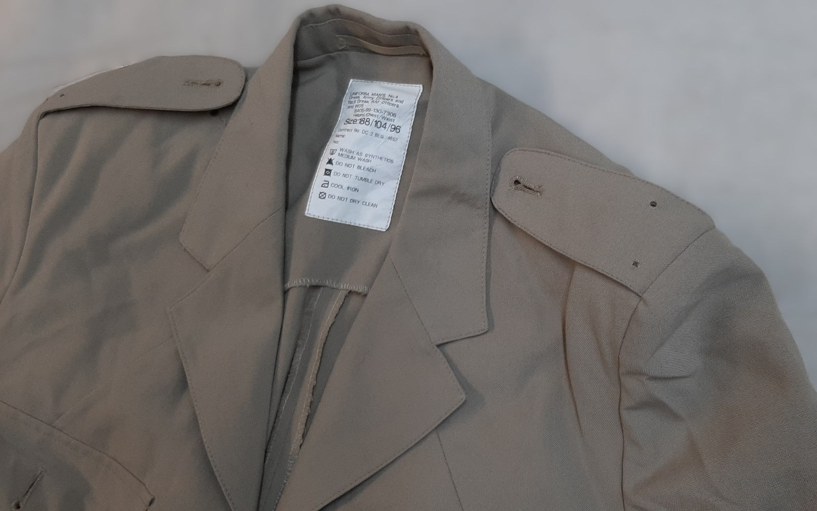 British Army No4 and No6 Ofc Jacket WO's 188/104/96cm