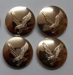 AAC Large Buttons British Army Air Corps Insignia 40L Gold No1/2 Dress X4