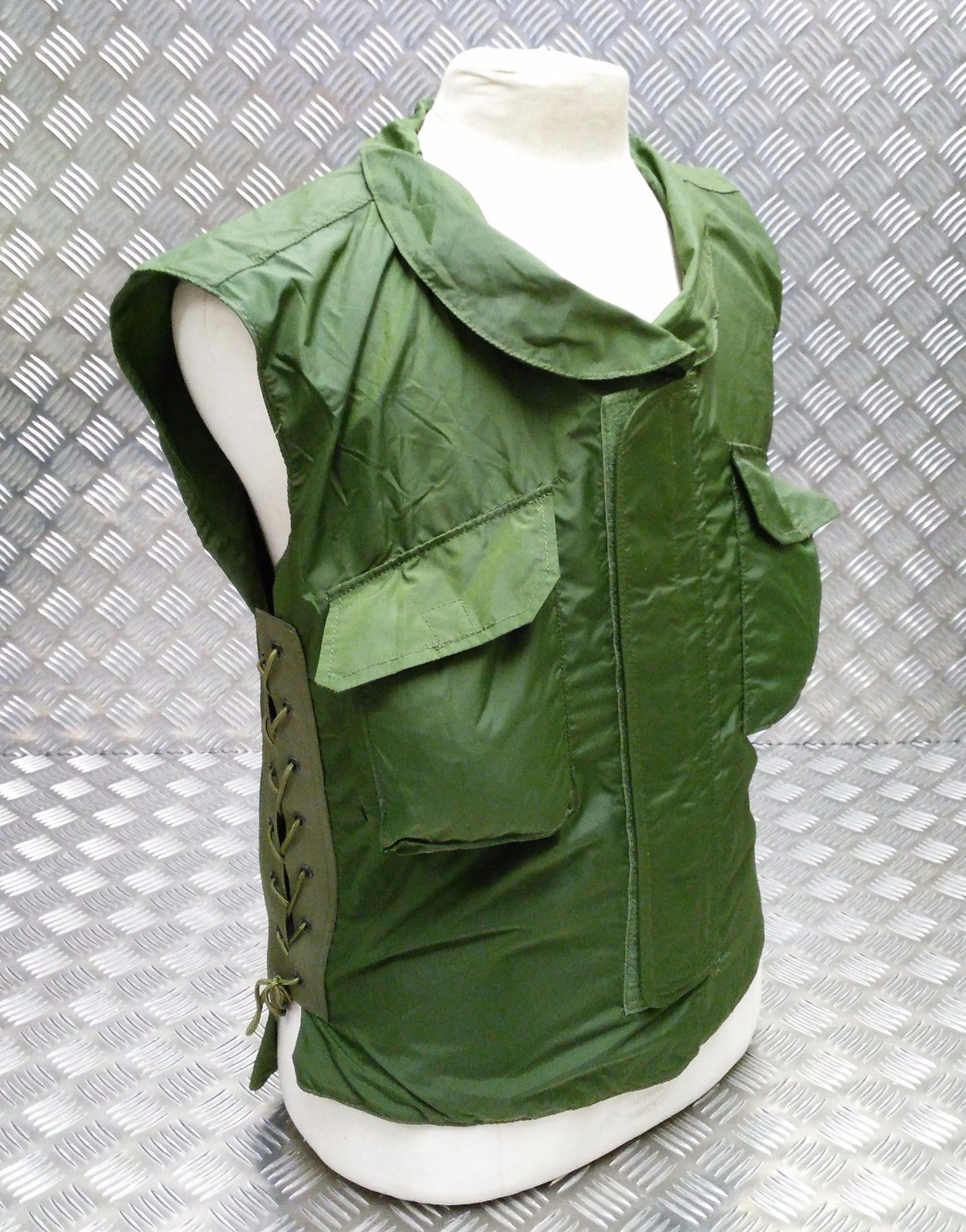 1980's IDF Flak Vest Cover Army Green Colour Ideal For Airsoft