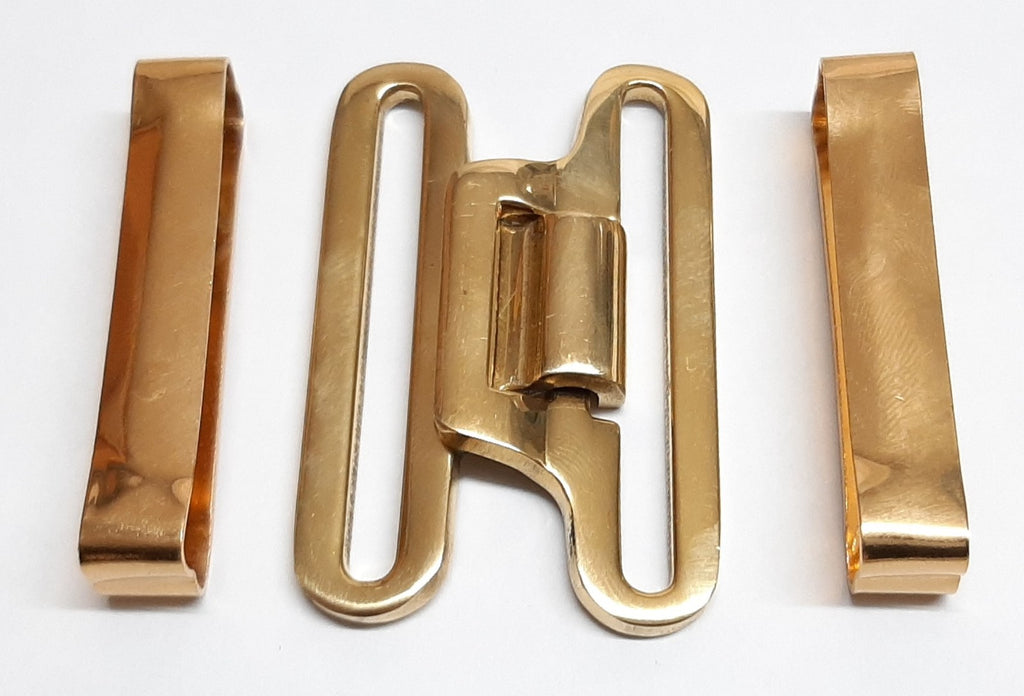 Buckle Set for Pistol / Load Carrying Courlene Parade Belts 57mm/58mm