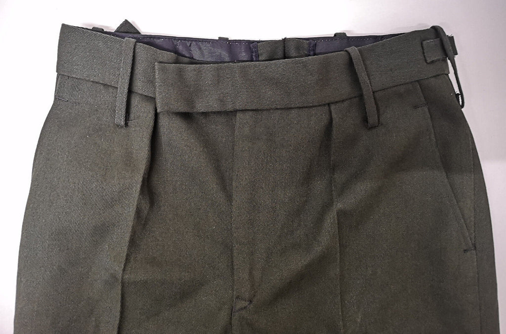 British Army Old Pattern Green Barrack Dress Trousers