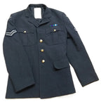 RAF Royal Air Force Vintage No1 Jacket Old Dress Pattern Airforce Blue Grey Colour With Badges