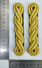Genuine British Army Officers Double Twist Gold Wire Cords Shoulder No Rank NEW