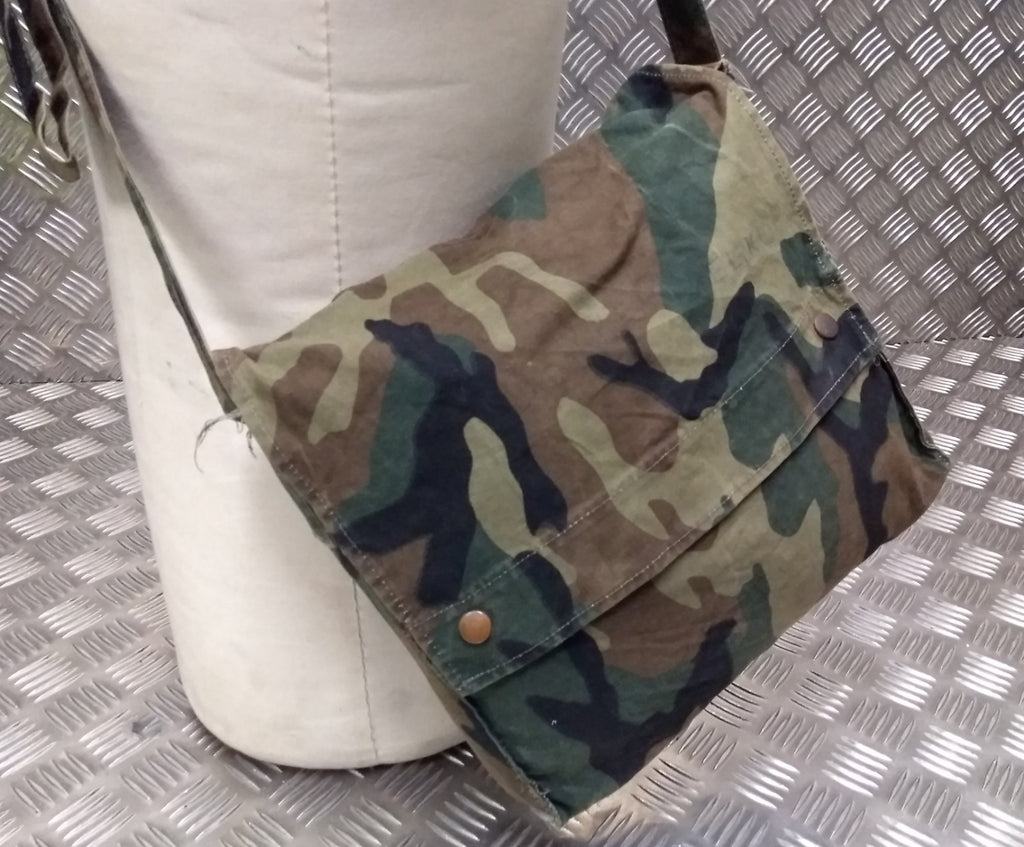 Woodland Camouflage Lightweight Compact Shoulder Bag