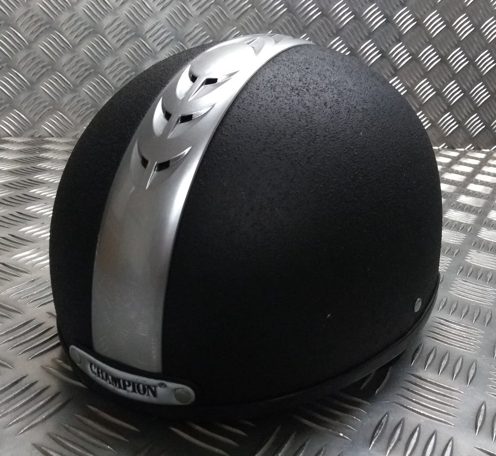 Champion Jockey Helmet Ex-Army Edition Ventair Deluxe With Maroon Cover 59cm