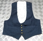 RAF Royal Air Force Vintage Mess Dress Waistcoat Airforce Blue Grey Colour by Moss Bros