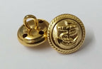 Naval Buttons Ring Back Dress With Rope Edged Anchor x 4