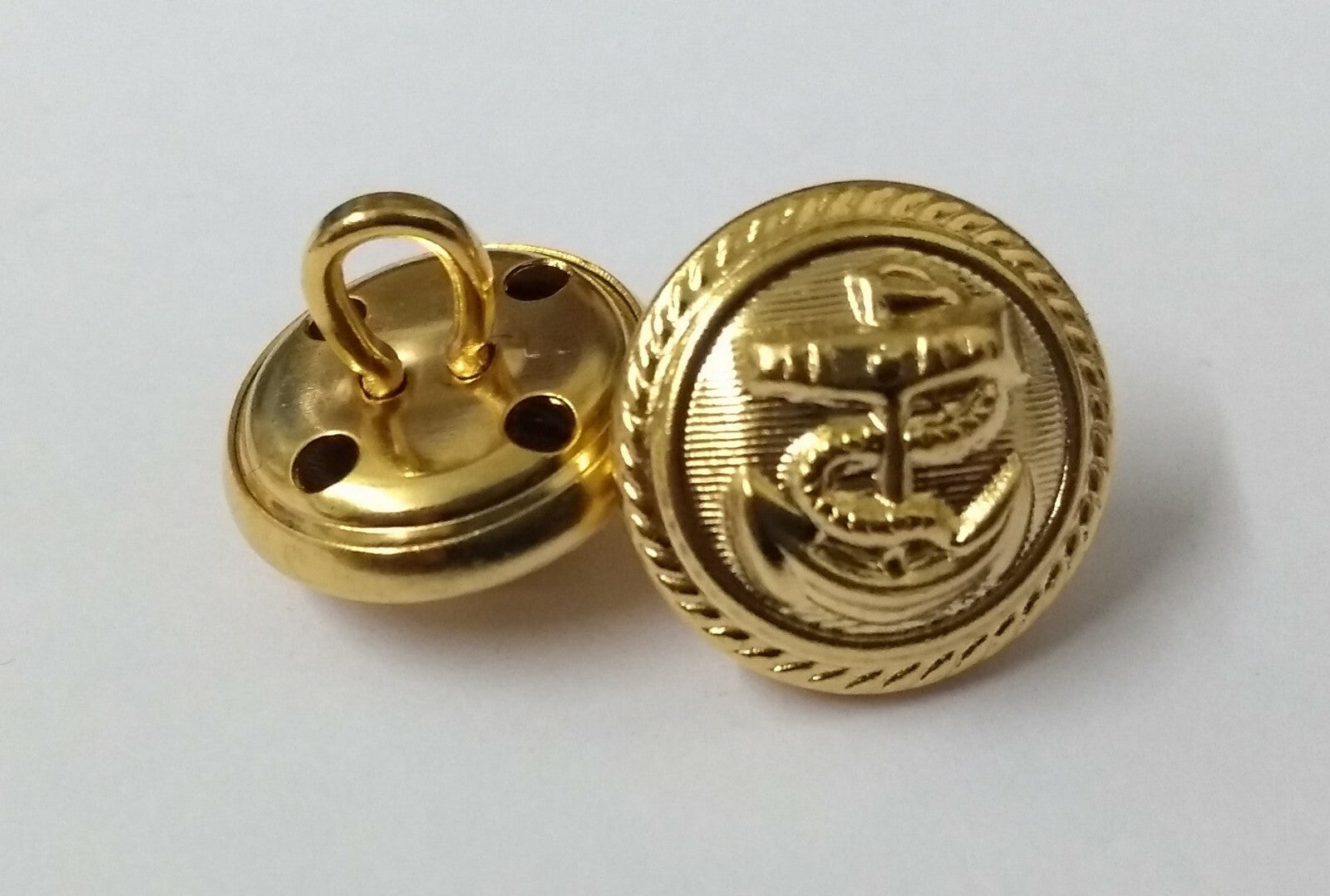 Naval Buttons Ring Back Dress With Rope Edged Anchor x 4