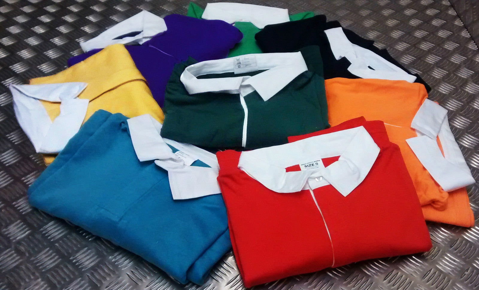 Rugby Jersey Utility Shirt All Colours & Sizes British Style Assorted
