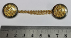 The Welch Regiment Raised Mess Dress Buttons with Chain 15.3mm 24L
