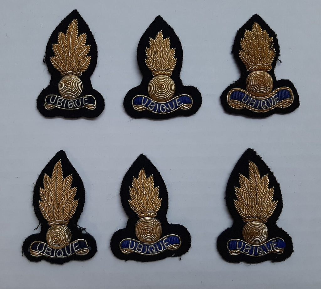 Royal Engineers UBIQUE Badges Hand Embroidered British Army Insignia X6