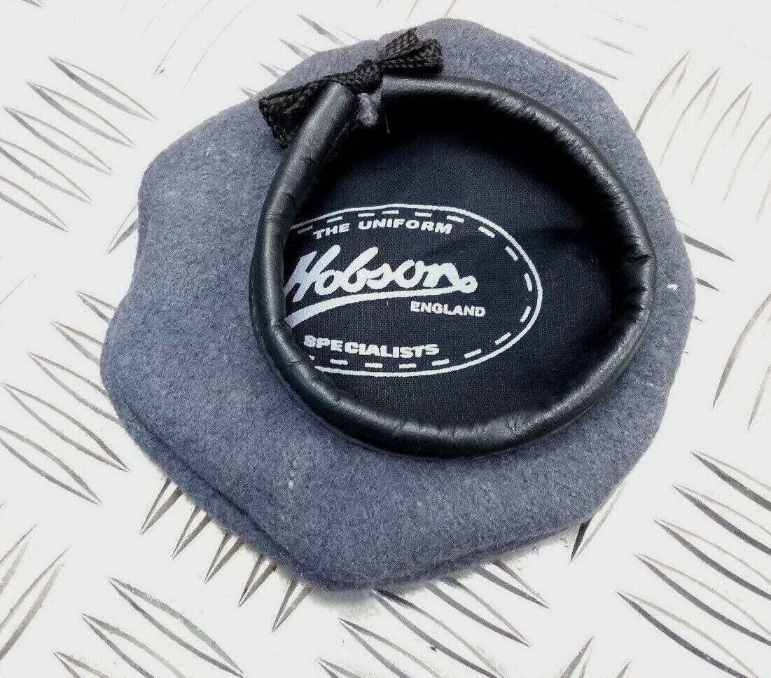 Miniature Genuine Hobson London Maroon Dark Grey Bonnet Beret