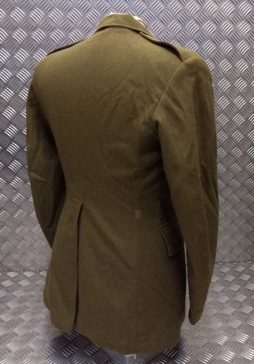 Vintage No2 Jacket Khaki Green Old Dress Pattern WW2 Re-enactment No Buttons