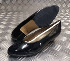 Genuine British WRAF WRNS WRAC Woman's Service Court Patent Leather Shoes