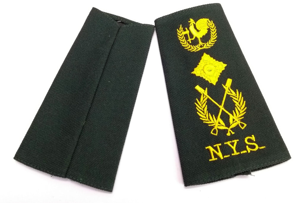 N.Y.S Kenya Rank Slider National Youth Service Insignia Shoulder Epaulettes