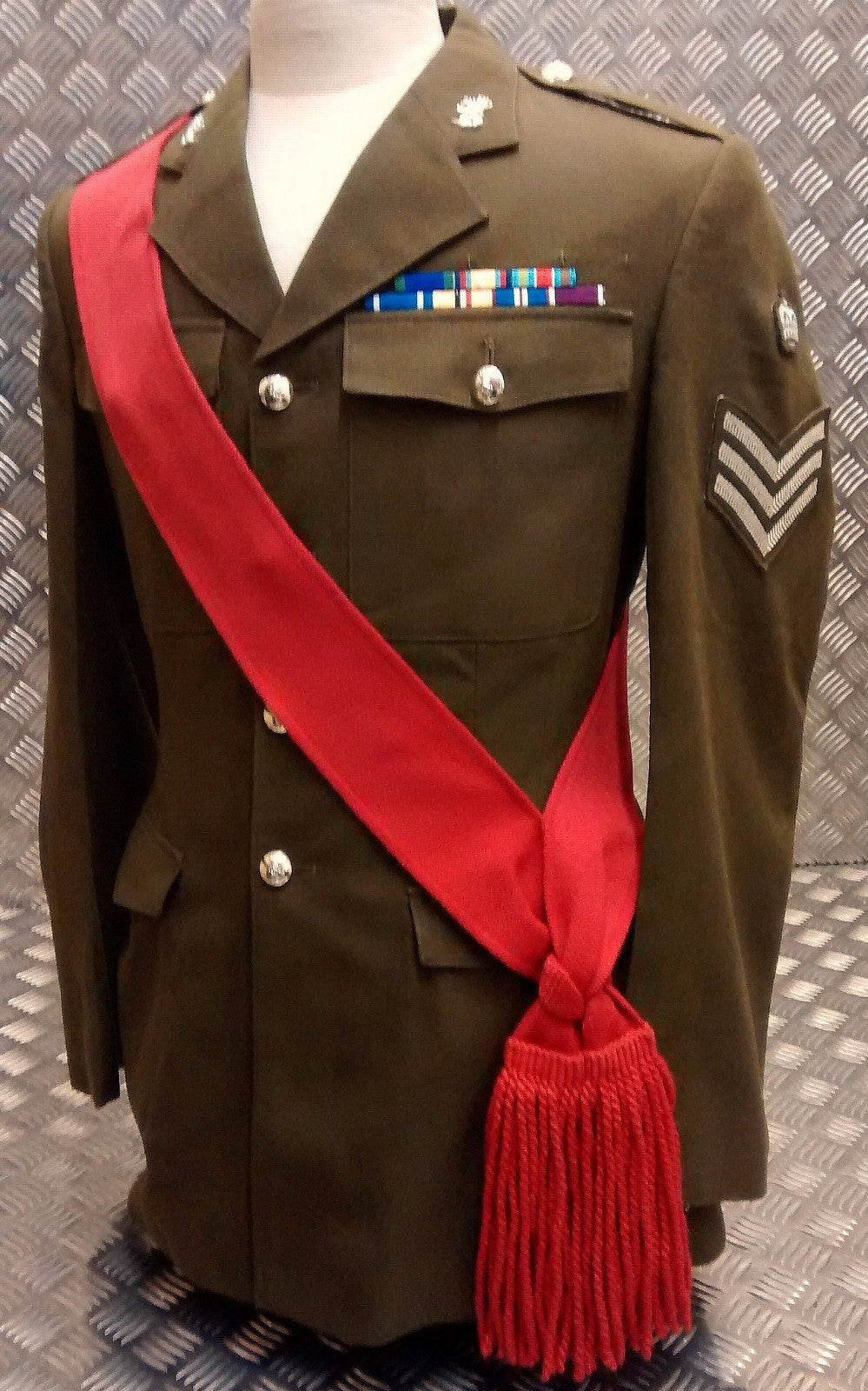 British Guards / Army Infantry Crimson Burgundy Maroon Sash All Sizes NEW