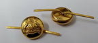 Uganda Crest Insignia Obsolete Dress Uniform Small Split Pin Chinstrap Buttons