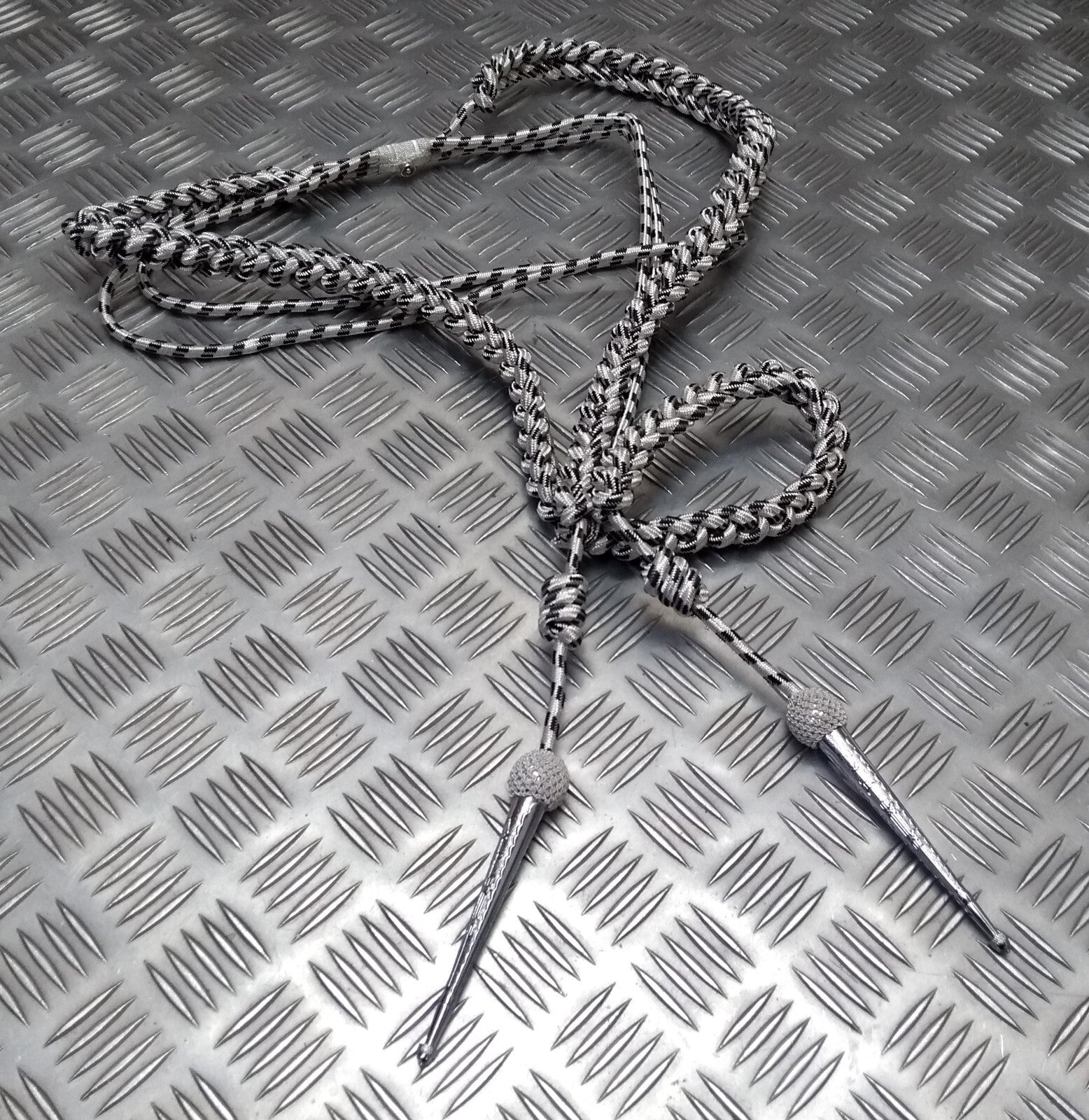 Oman Silver Aiguillette Senior Officer Blue Fleck Ceremonial UK Made