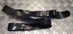 The Royal Virgin Islands Black PVC Belt And Chrome Buckle
