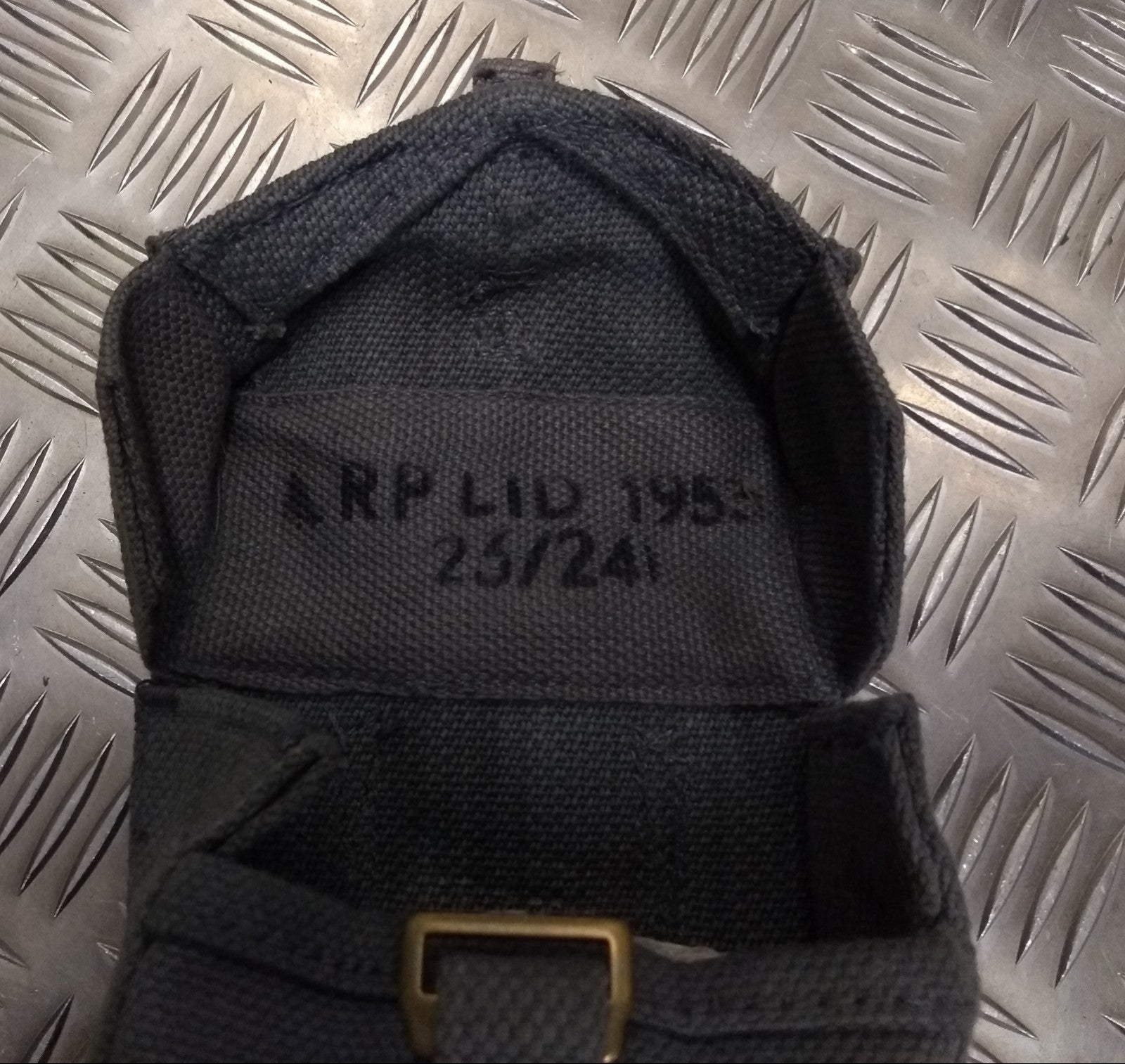 37 Pattern Pouch Large Webbing Utility Carrier Case 1950s RAF Royal Air Force Type NOS