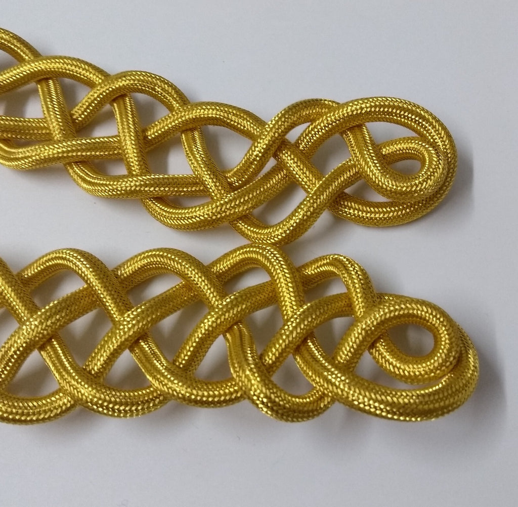 Ceremonial Shoulder Cords long loose twist Gold Wire Parade Issue Made In UK