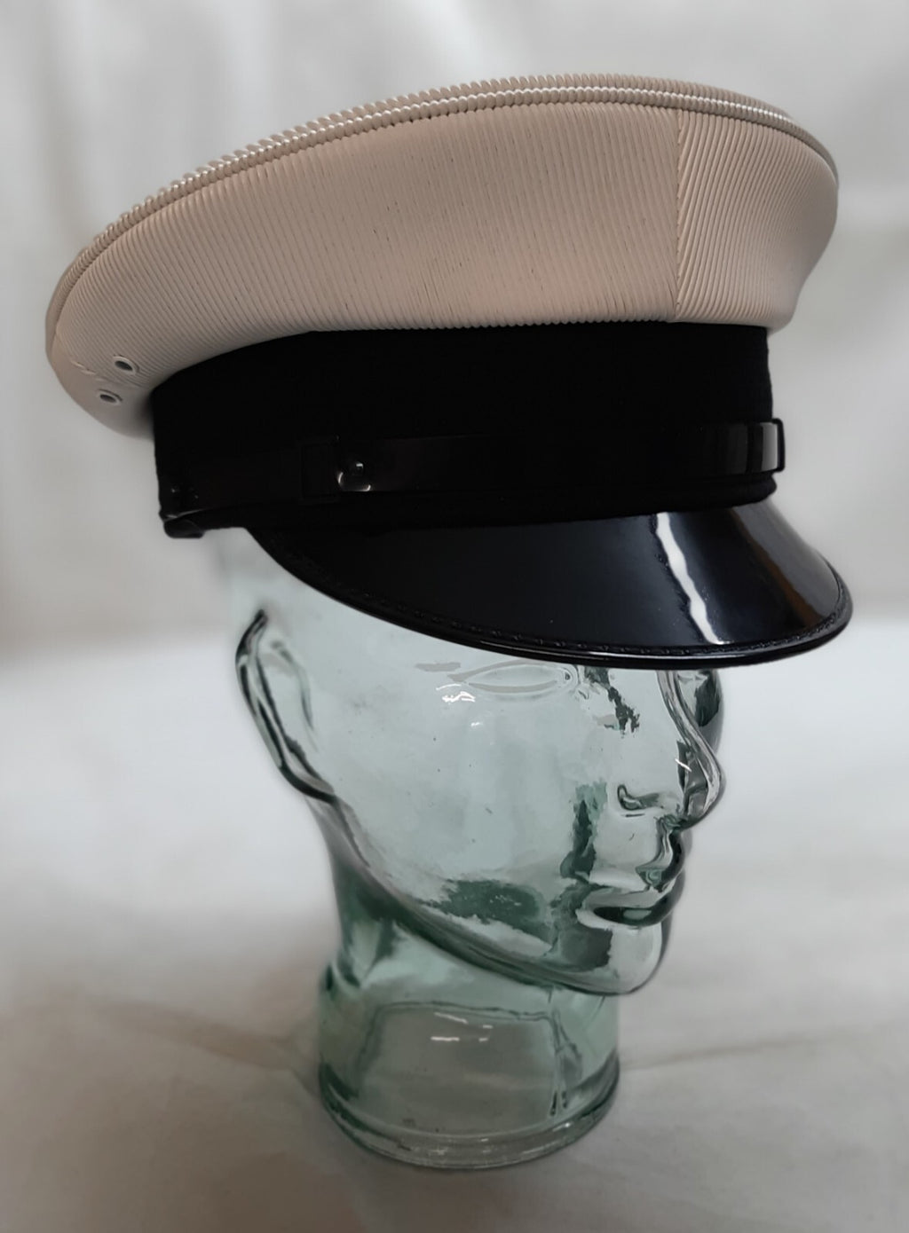 Naval Officers Hat Ex British Navy Production Sample No Insignia Size 57cm