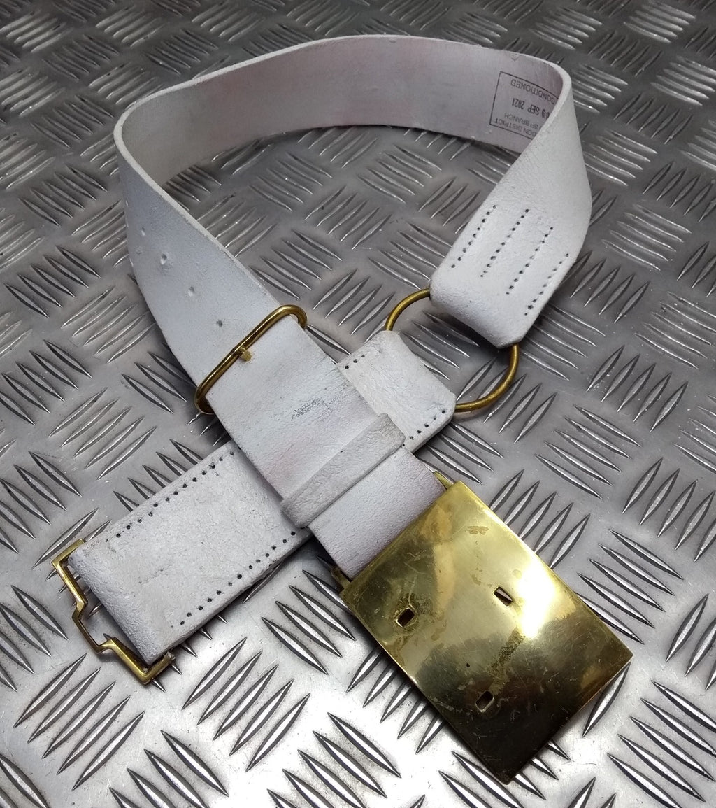 No11 HCav Belt Buff Leather With Brass Buckle No British Issue