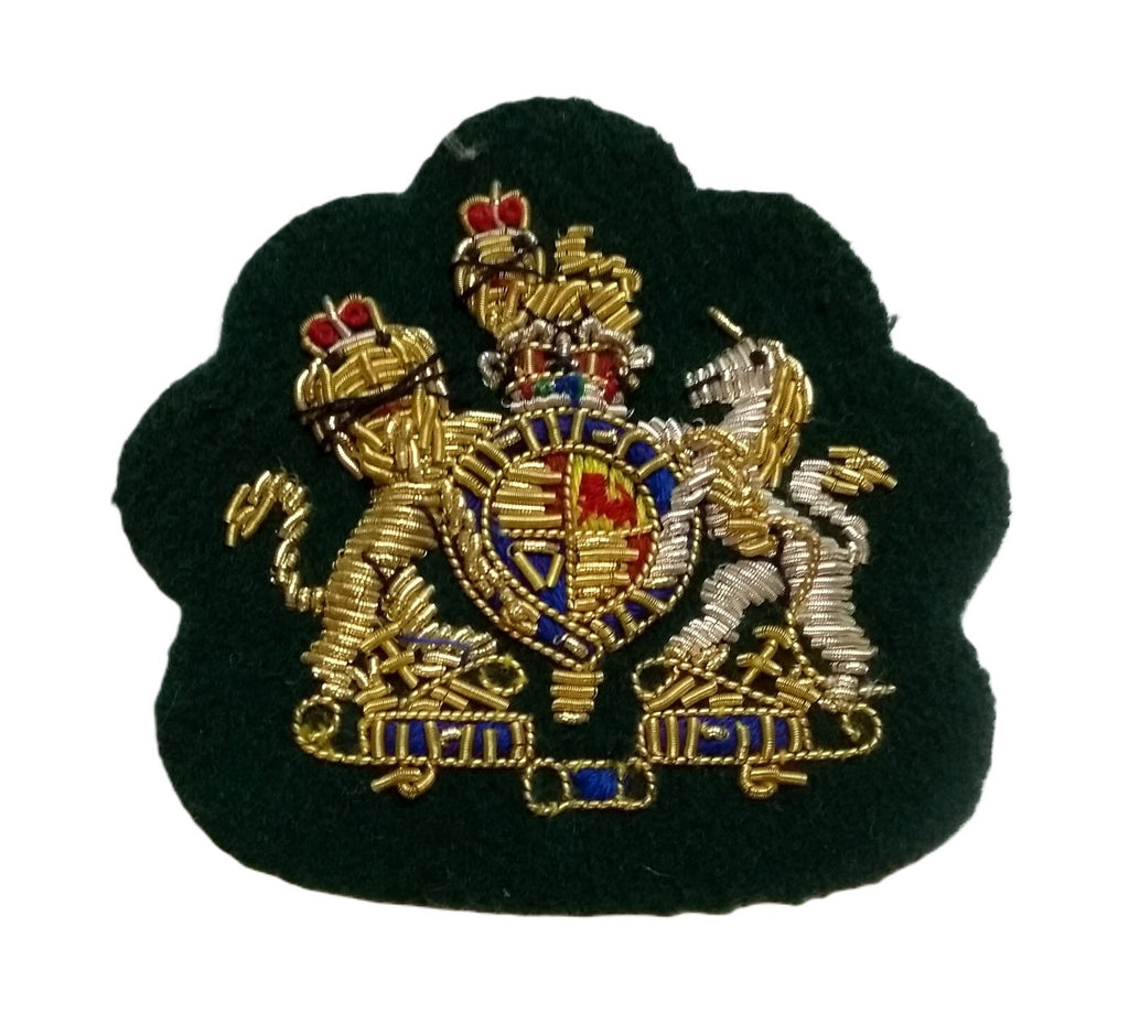Mess Kit Badge WO1 Green British Hand Embroidered Insignia Arm Patch