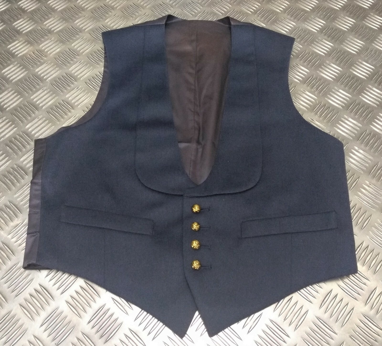 RAF Royal Air Force Waistcoat Airforce Blue Grey Colour OFCs Mess Dress 100cm Short