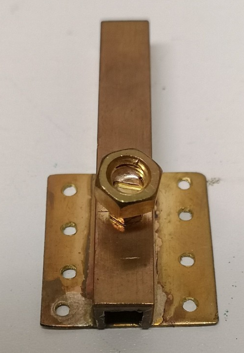 Brass Plume Receiving / Securing Box