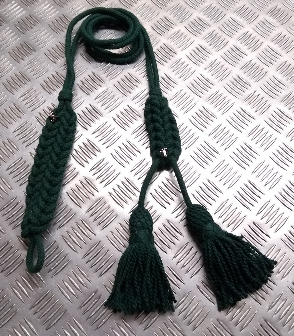 Musicians Dress Cord British Ceremonial 6.5mm Specification Green