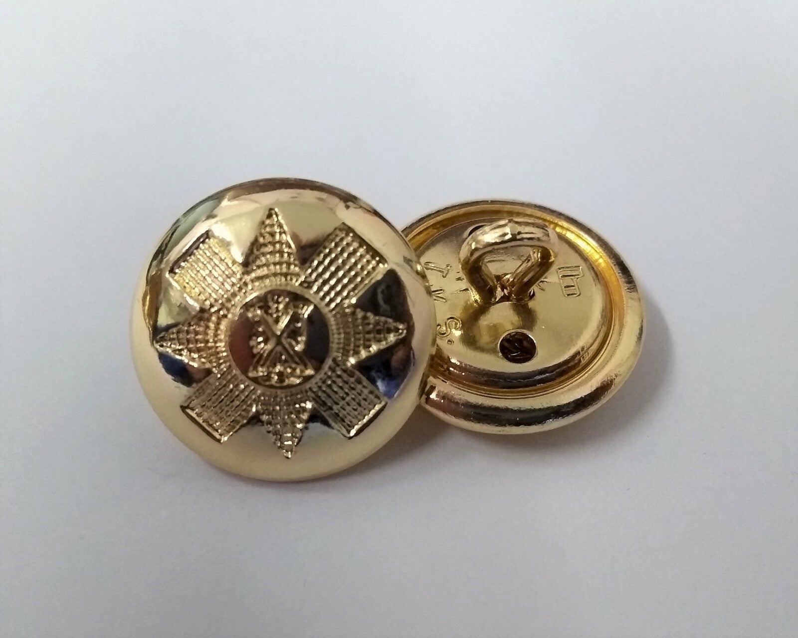 Genuine British Army Issue Black Watch Other Ranks Dress Buttons 30L x25 NEW